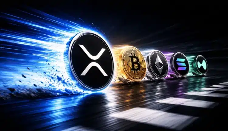 XRP zyskuje mocny argument. BTC, ETH, SOL i HYPE daleko w tyle