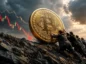 Bitcoin spada z góry.