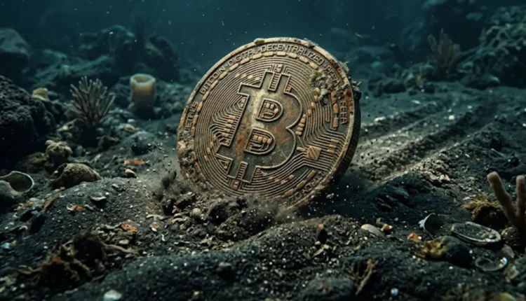 Największy wieloryb ma kłopoty, a Bitcoin szoruje po dnie