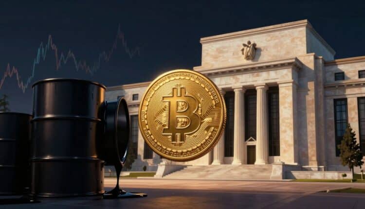QCP Group: Bitcoin w kleszczach ropy i Fedu. ETF-y kupują, ale rynek gra na przeczekanie