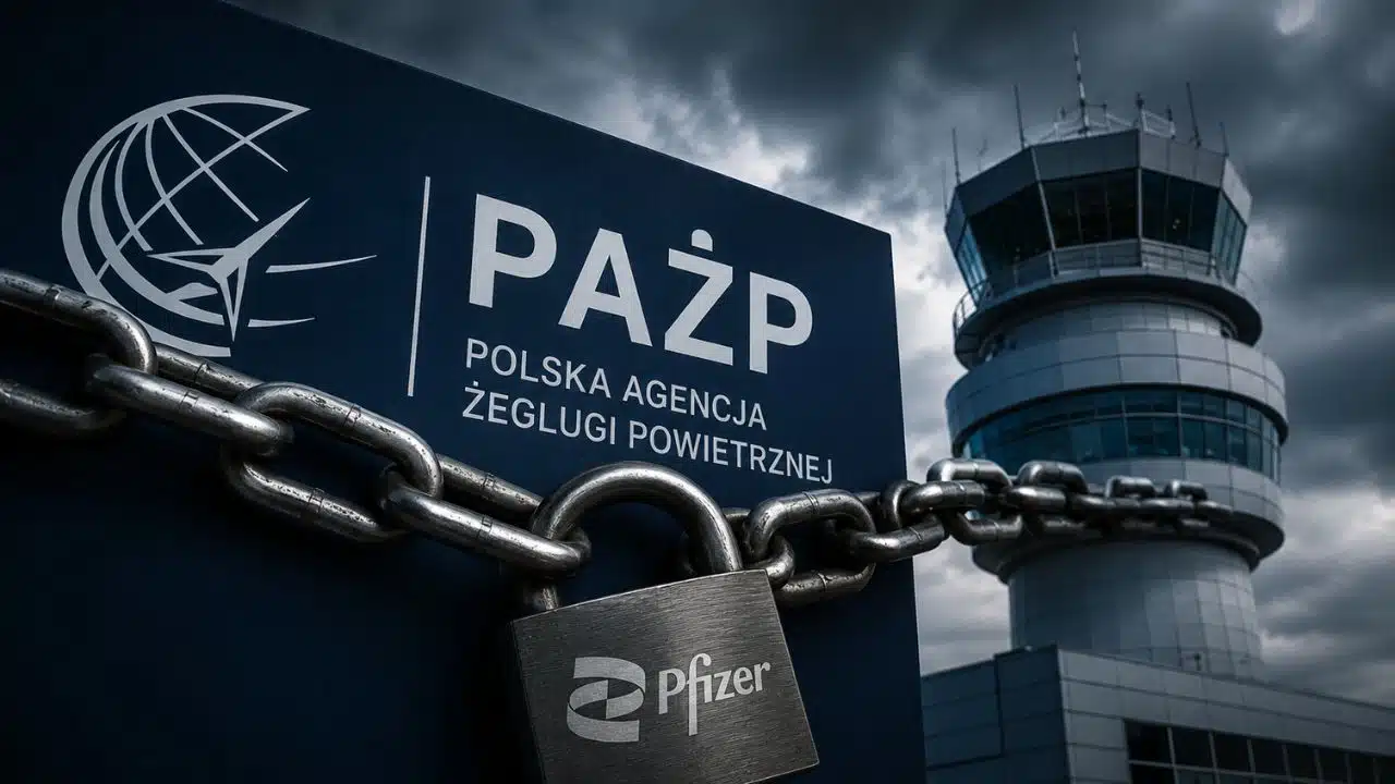 Pfizer zajął pieniądze Polskiej Agencji Żeglugi Powietrznej. Polskie niebo w szachu przez szczepionki