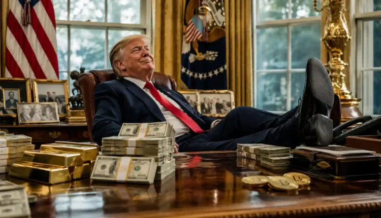 Truman miał emeryturę, Bush blind trust. Trump ma miliardy z urzędu