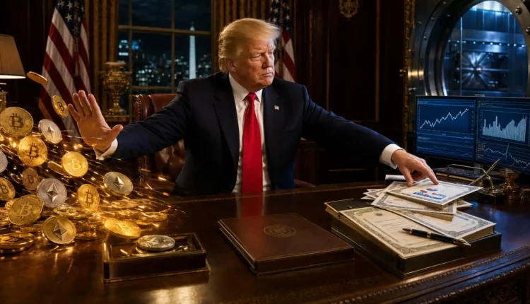 Trump zarobił fortunę na krypto. Wiemy, co zrobił z zyskami