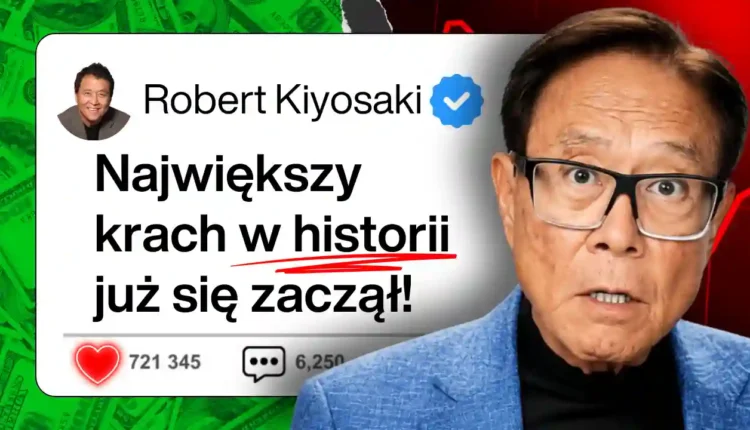 Największy krach w historii już się zaczął? Kiyosaki znów ostrzega