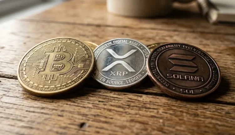 Koniec rajdu Bitcoina. XRP traci, a Solana idzie na przekór rynkowi