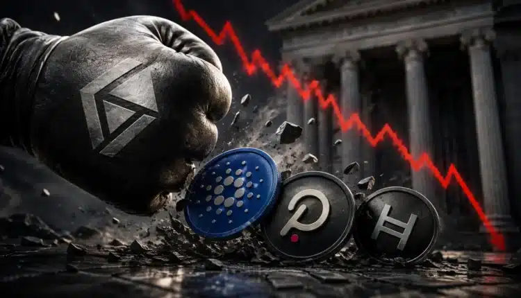 Grayscale wycofuje wnioski o ETF-y na ADA, DOT i HBAR. Kryptowaluty reagują