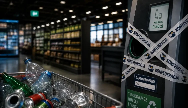 „System kaucyjny do kosza!” Mentzen chce zlikwidować kaucję za butelki i puszki