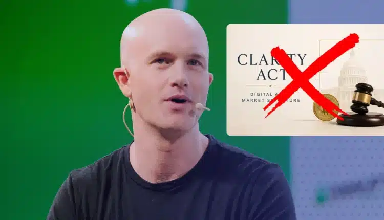 Czy Coinbase zabiło CLARITY Act? CEO giełdy Brian Armstrong pod ostrzałem