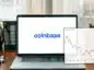 Aplikacja giełdy coinbase włączona na laptopie. Załączony wykres ceny COIN