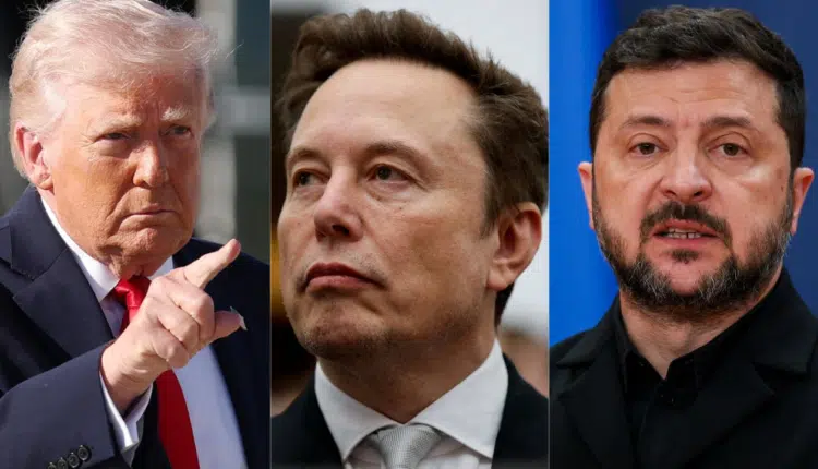 Trump miał zadzwonić do Muska, by przywrócił działanie ukraińskich starlinków. Zełeński mówi, że te dalej nie działają