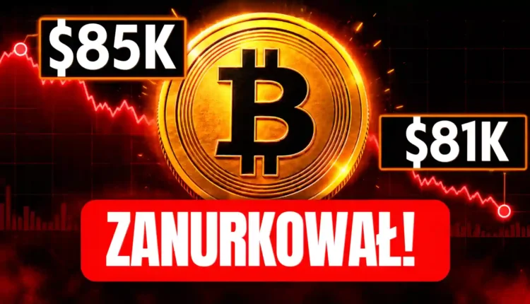 Bitcoin spada poniżej 82 tys. USD. Inflacja w USA zaskoczyła rynek