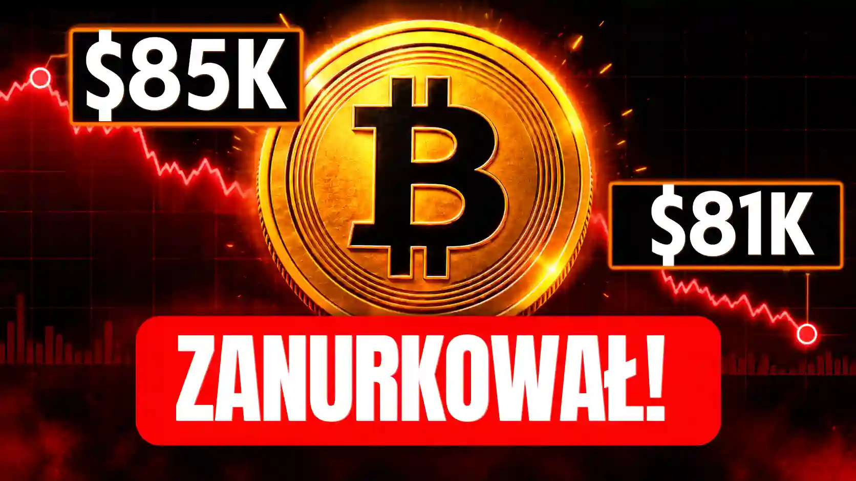 Bitcoin spada poniżej 82 tys. USD. Inflacja w USA zaskoczyła rynek