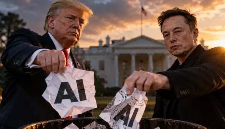 Elon Musk i Donald Trump mówią „koniec z AI”. Nadchodzi spektakularna zmiana?
