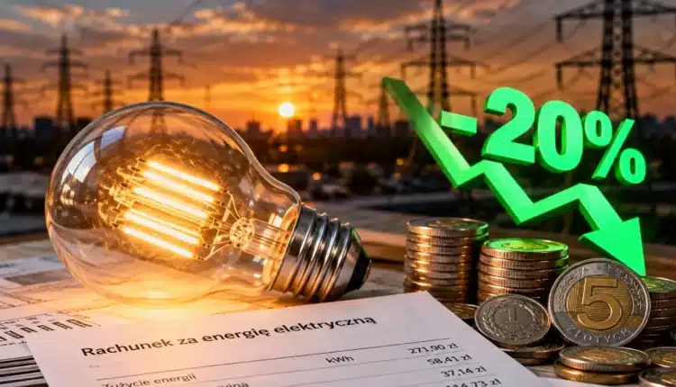 Rachunki za prąd mają spaść nawet o 20%. Wiceminister podał konkretną datę
